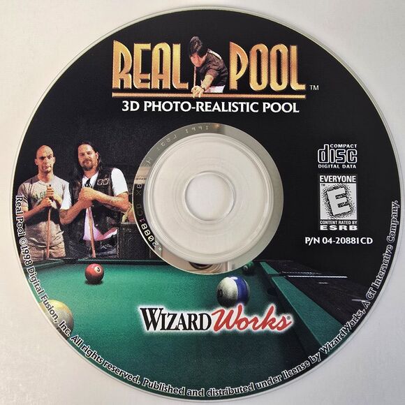 Vintage 3D Pool Simulation Games 1998 For Windows 95/98 - ProPool 3D & Real Pool - Picture 6 of 7